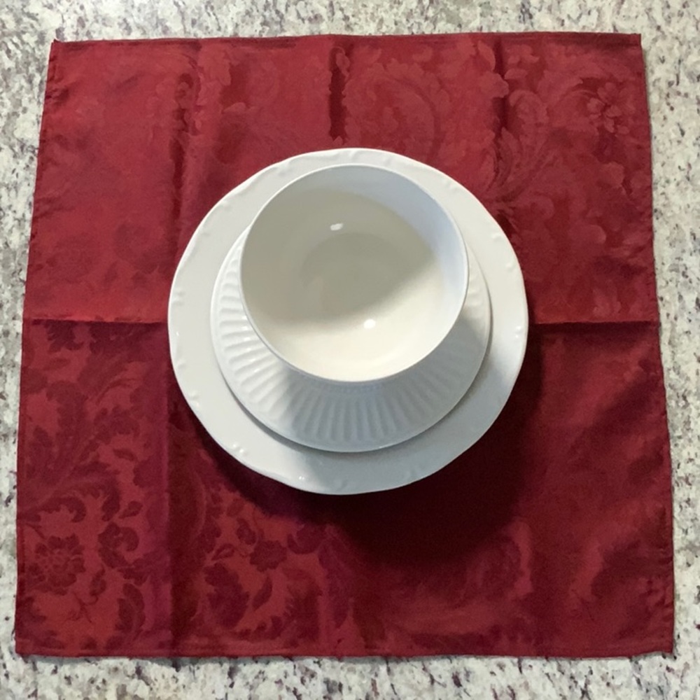 4 Beautiful Cloth Placemats, NWOT